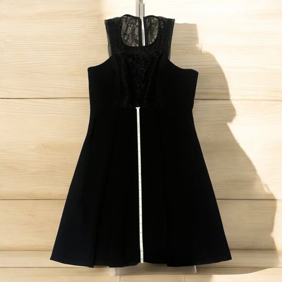 BCBGeneration Little Black Dress with Lace Back | Size 4 - Picture 6 of 7